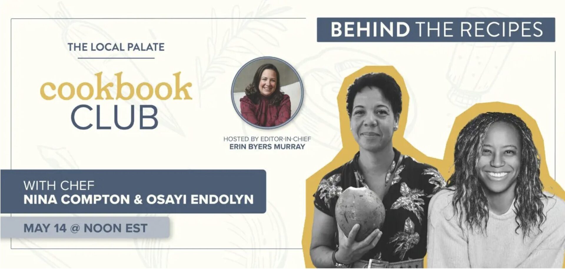 Behind the recipes event